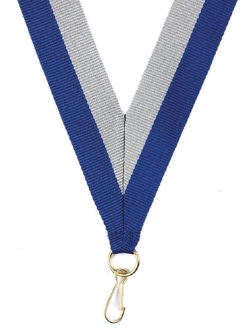 KK19 Royal Blue-Grey Medal Ribbon