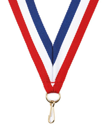 KK21 Red-White-Royal Blue Medal Ribbon