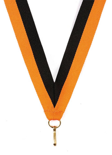 KK22 Black-Orange Medal Ribbon