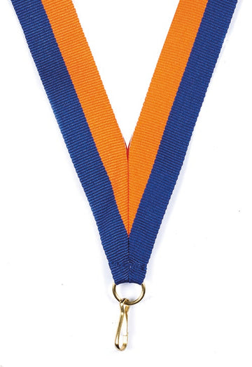 KK34 Royal Blue-Orange Medal Ribbon