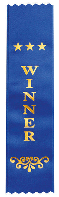 Blue Winner Ribbon