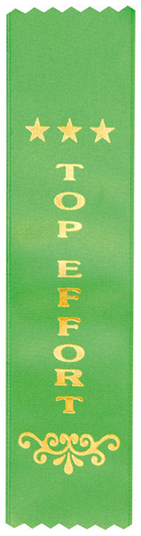 Green Top Effort Ribbon