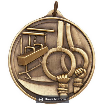 M2090G Gymnastics Medal