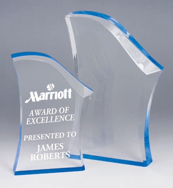 AA3781 Blue Acrylic Award
