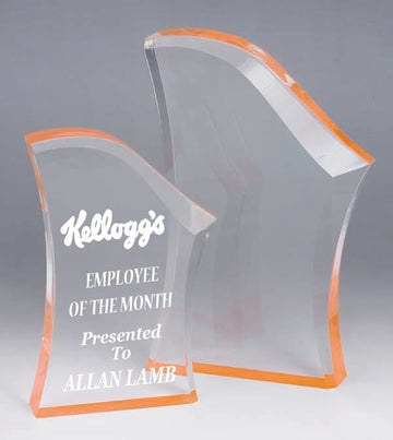 AA3781OR Orange Acrylic Award