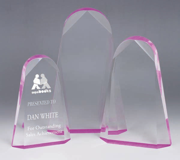 AA3784 Pink Acrylic Award