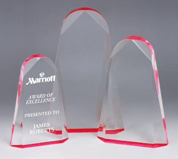 AA3784SR Red Acrylic Award