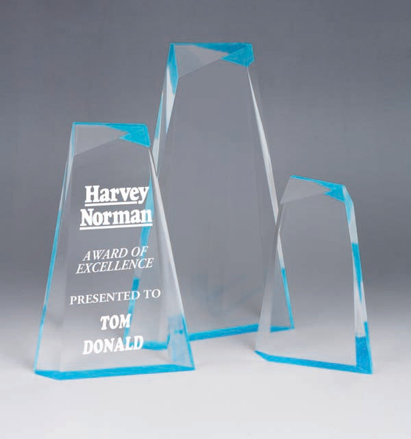 AA3821 Aqua Acrylic Award
