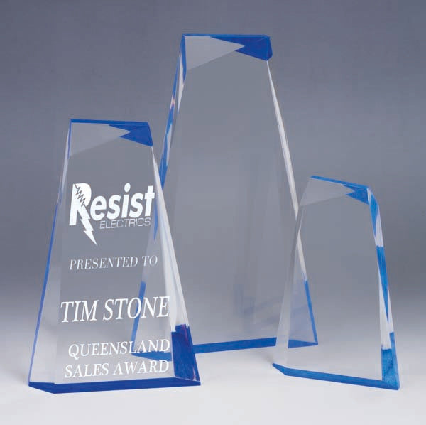 AA3821 Blue Acrylic Award