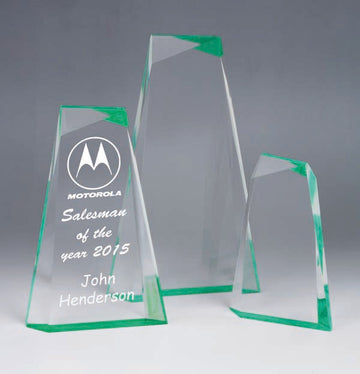 AA3821SGR Green Acrylic Award