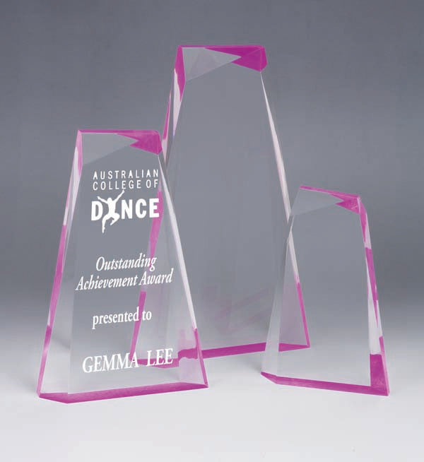 AA3821 Pink Acrylic Award