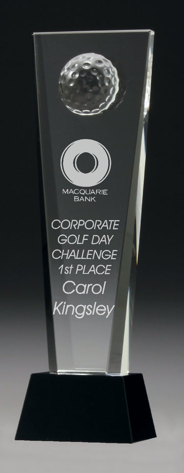 CC914 Crystal Golf Award
