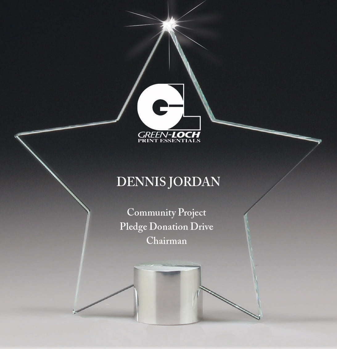 CG576 Glass / Metal Award