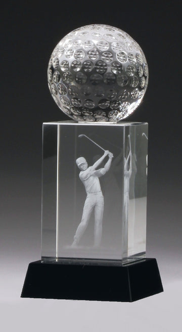 CH448 Crystal Golf Award