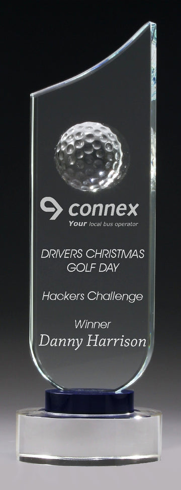 GG527S Crystal Golf Award