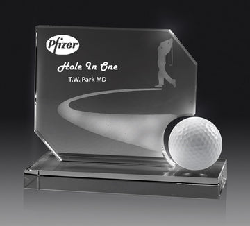 GW105 Crystal Golf Award