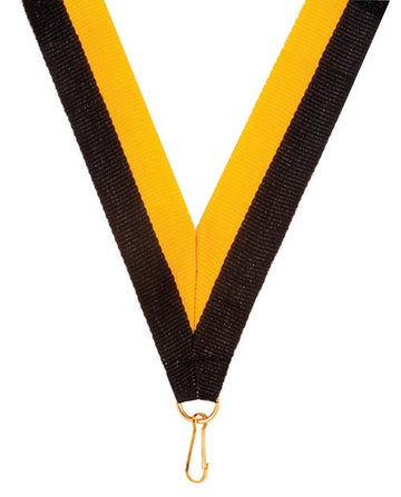 KK51 Gold-Black Medal Ribbon