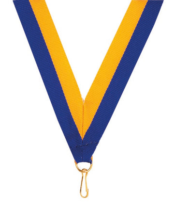 KK53 Royal Blue-Gold Medal Ribbon
