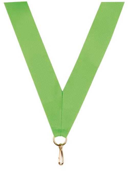 KKFG Fluro Green Medal Ribbon - RECOGNIZEME Trophies and Medals