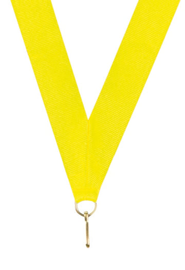 KKFY Fluro Yellow Medal Ribbon