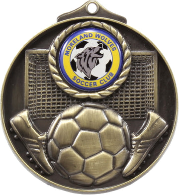 M080G Soccer Insert Medal