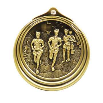M6166G Cross Country Medal