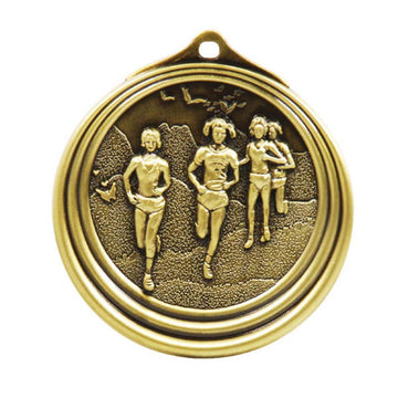 M6167G Cross Country Medal