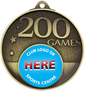 MC200 200 Game Insert Medal
