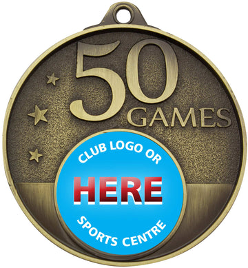MC50 50 Game Insert Medal