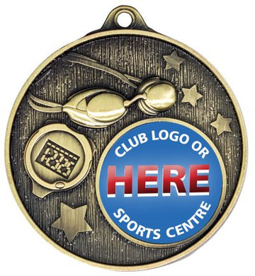 MC602G Swimming Medal
