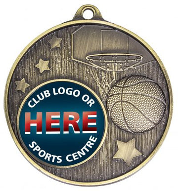 MC607G Basketball Medal