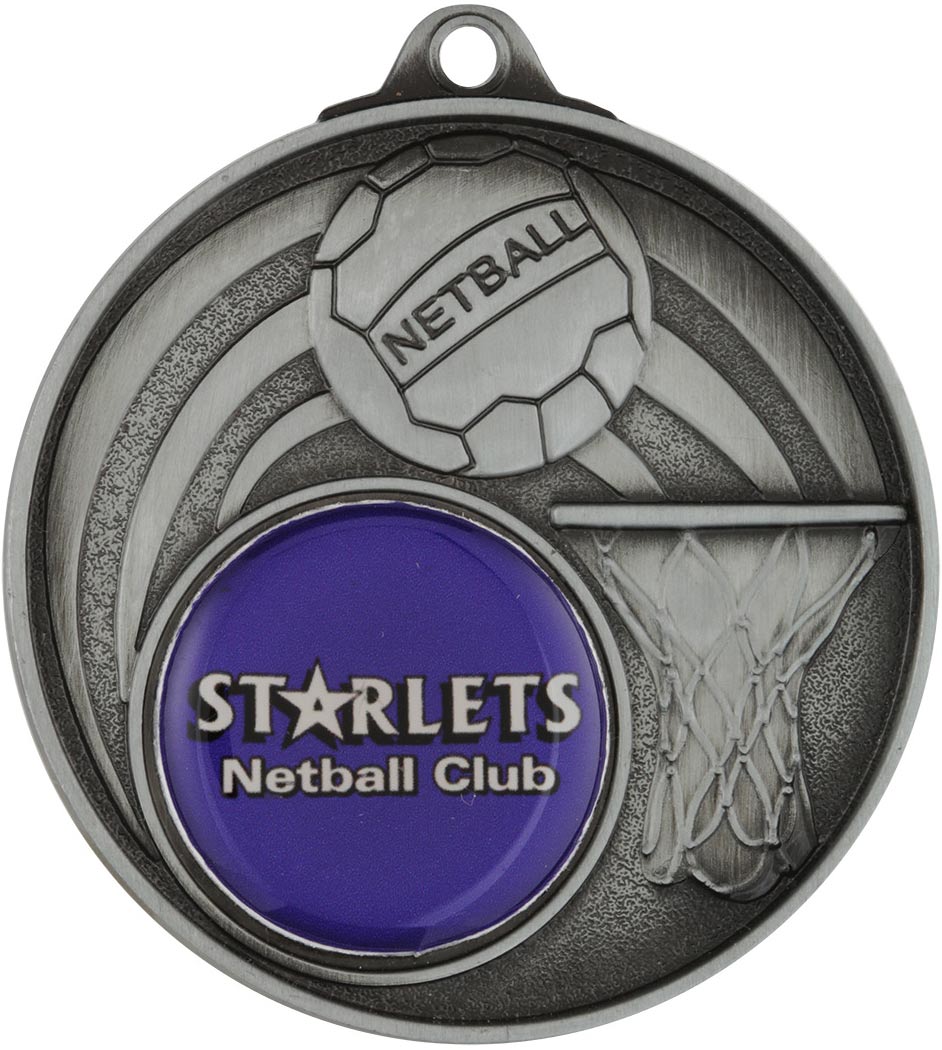 MC911 Netball Insert Medal
