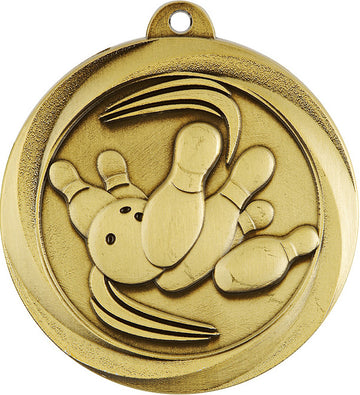 ME952G Tenpin Bowling Medal