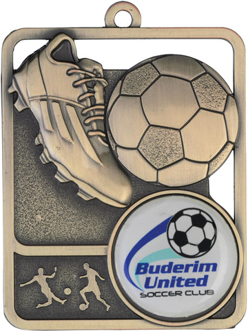 MR804G Soccer Medal