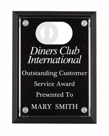 TPA200BK Timber/Acrylic Plaque