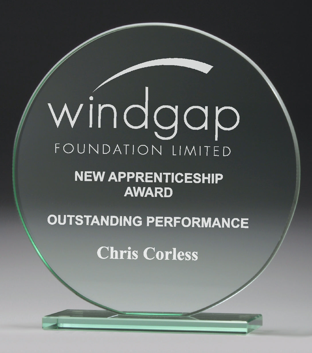 W501 Glass Award