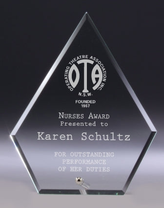 W631S Glass Plaque