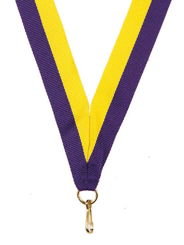 KK18 Purple-Yellow Medal Ribbon