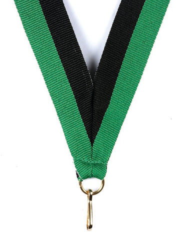 KK42 Green-Black Medal Ribbon