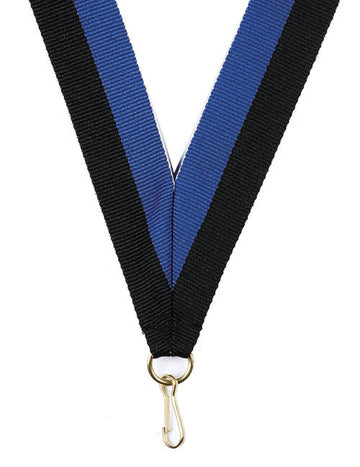 KK45 Royal Blue-Black Medal Ribbon