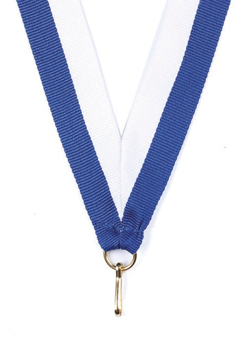 KK8 Royal Blue-White Medal Ribbon