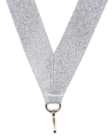 KKS Silver-Metallic Medal Ribbon