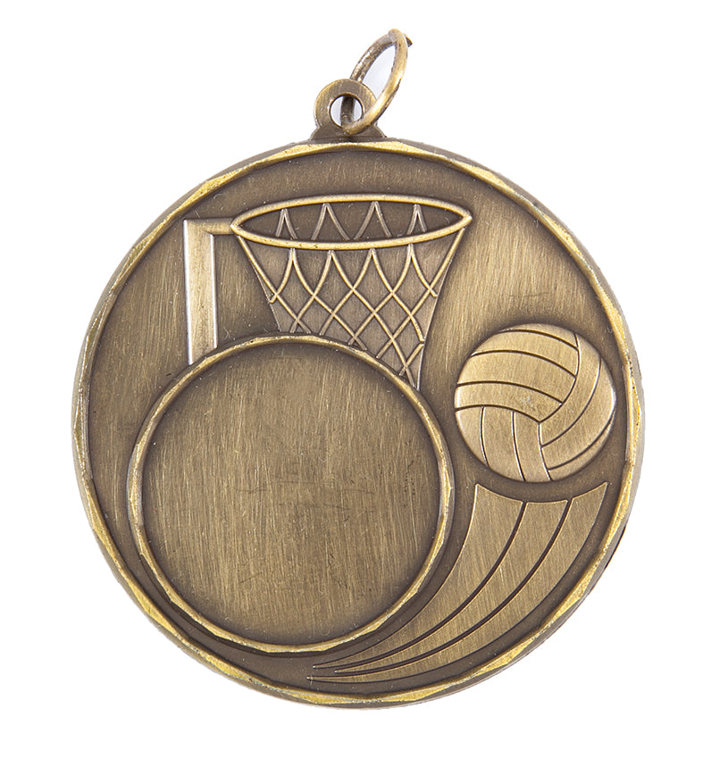 MSS5021 Netball Insert Medal