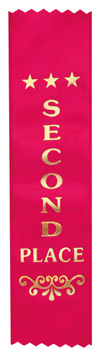 Z02 Second Place Ribbon - Packs of 100